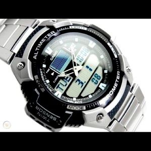 Casio Watch Altimeter Barometer Thermometer SGW400